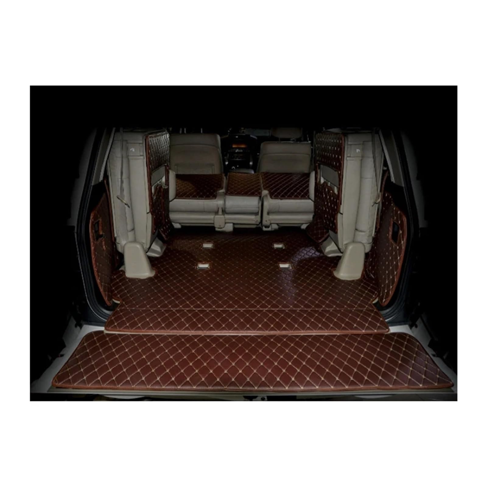 Do Lexus LX 570 7 Miejsc 2020-2007 Mata Bagażnika wykładzina cargo