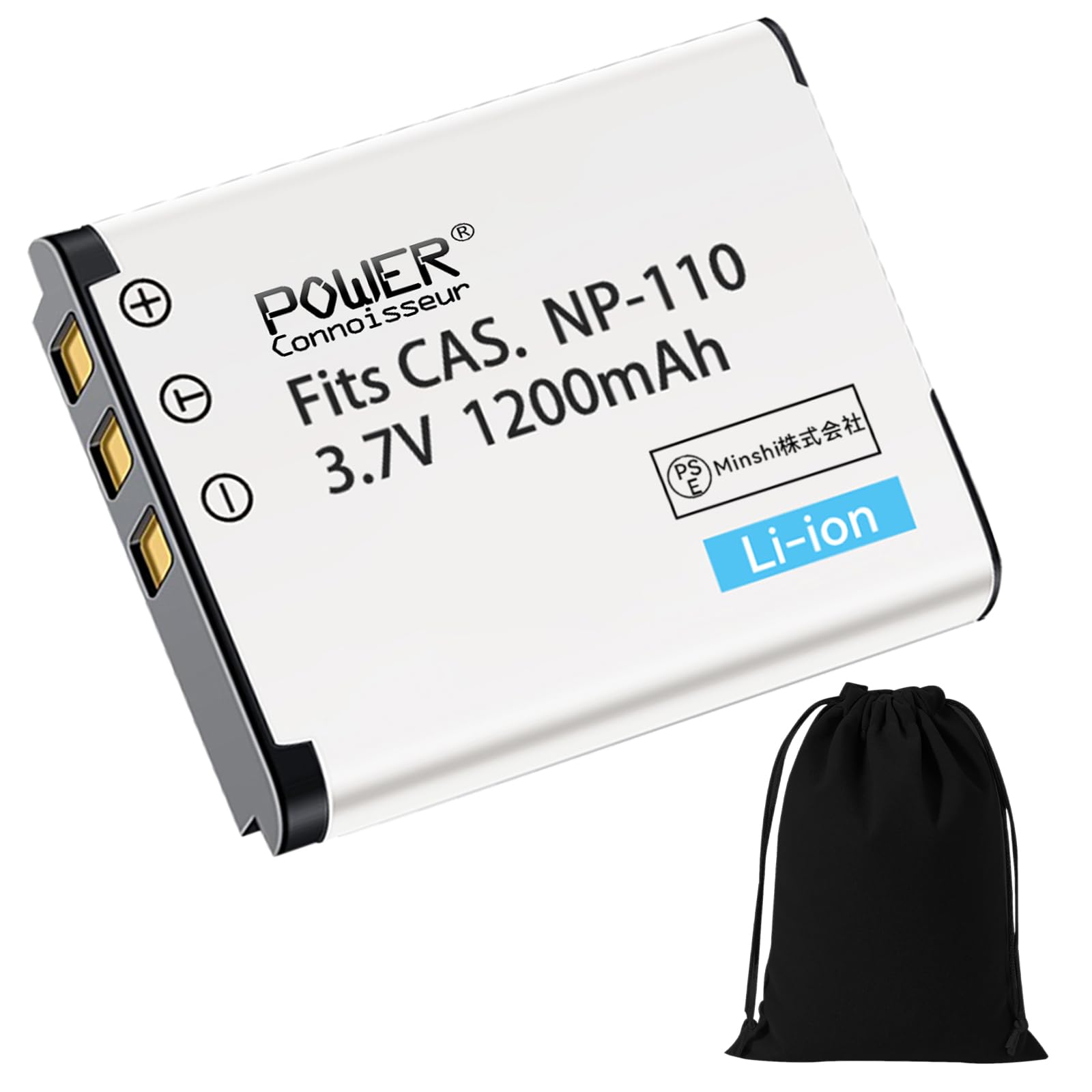 Amazon | 「Power-connoisseur」 CASIO対応 リチウムイオン充電池EX