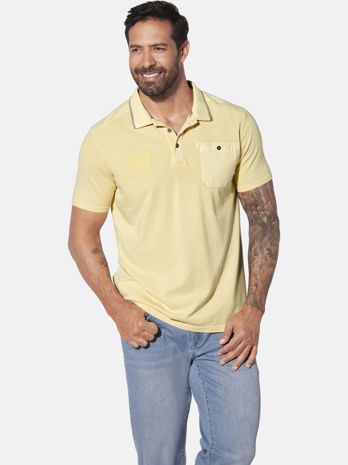 Jan Vanderstorm Herren Poloshirt Gunhelm