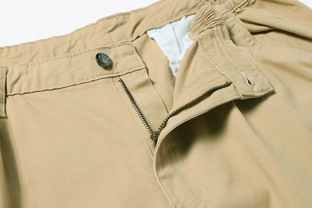 Ougelebo Cargo Shorts Baumwolle Kurze Hosen Herren