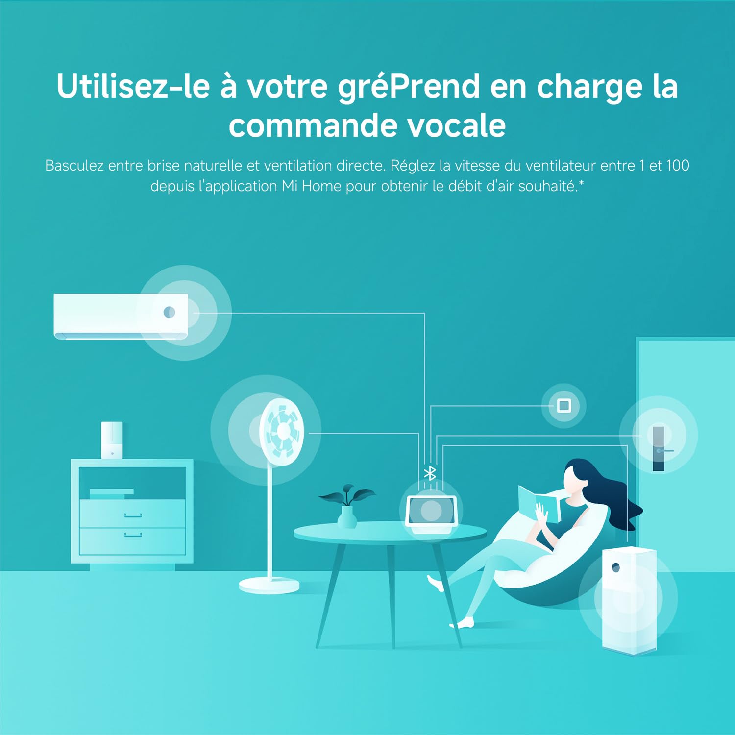 Xiaomi 30663 Mi Smart Standing Fan 2