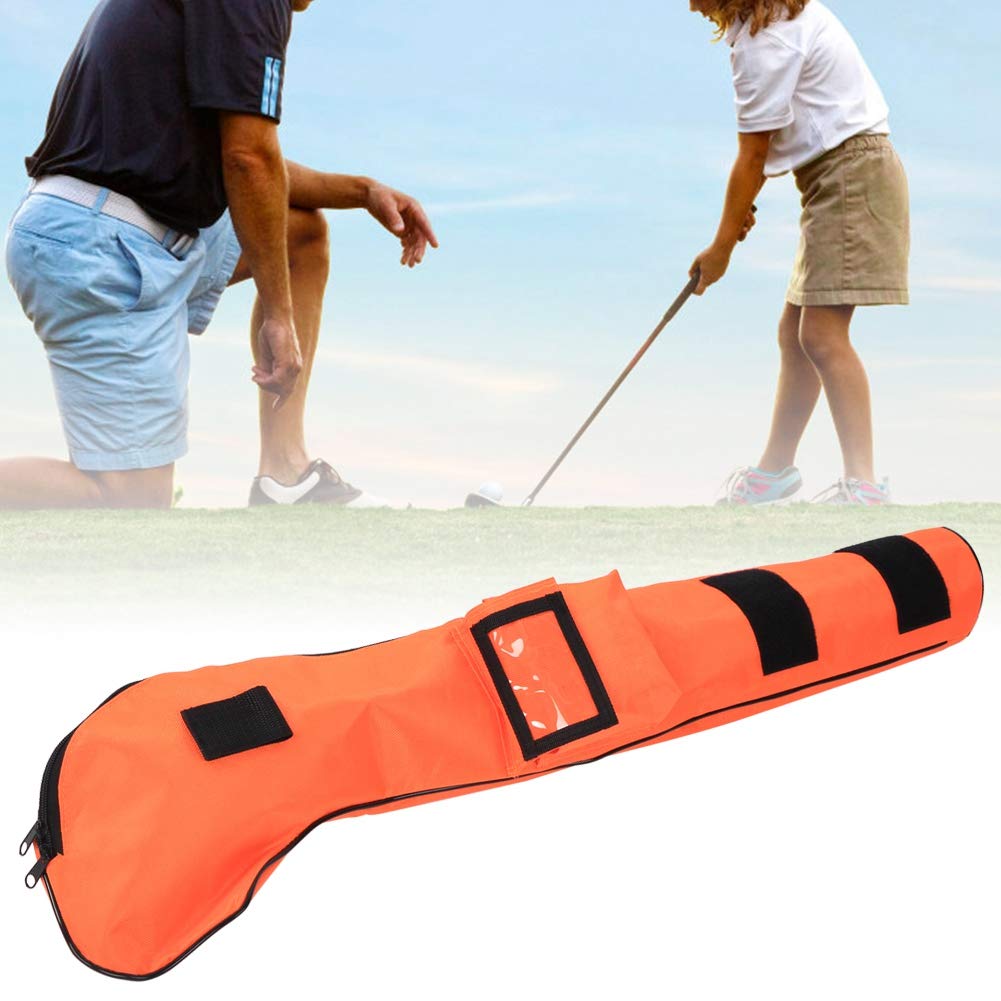 Bag, Children Soft Foldable Bag Nylon Portable for Outdoor Practice Training(Orange)