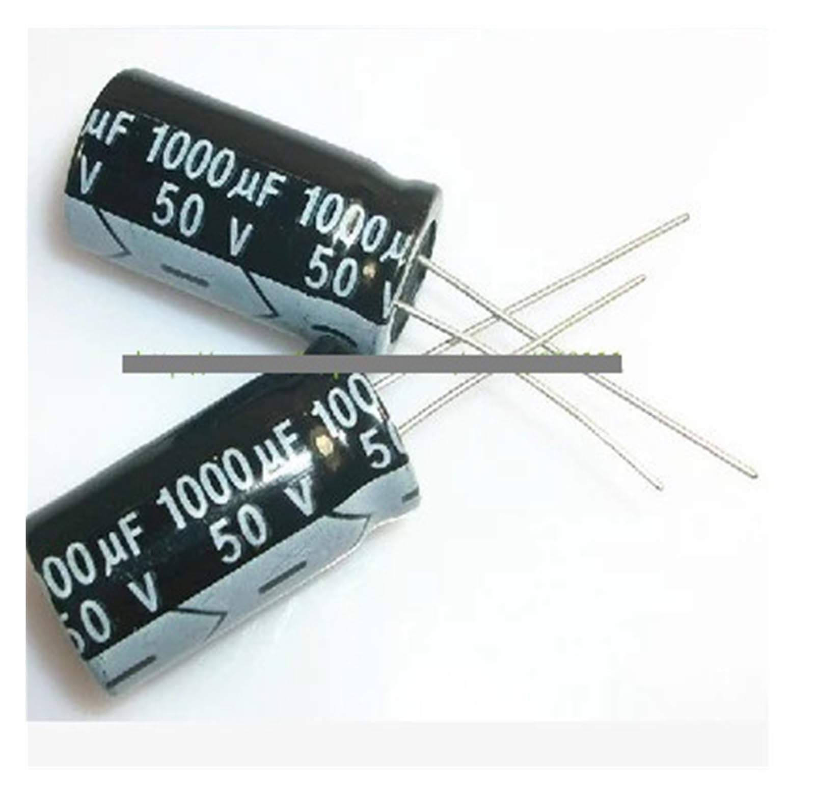 AARTERZZA 100PCS 1000uF 50V 50V1000UF Radial Electrolytic Capacitor 13 x 25mm