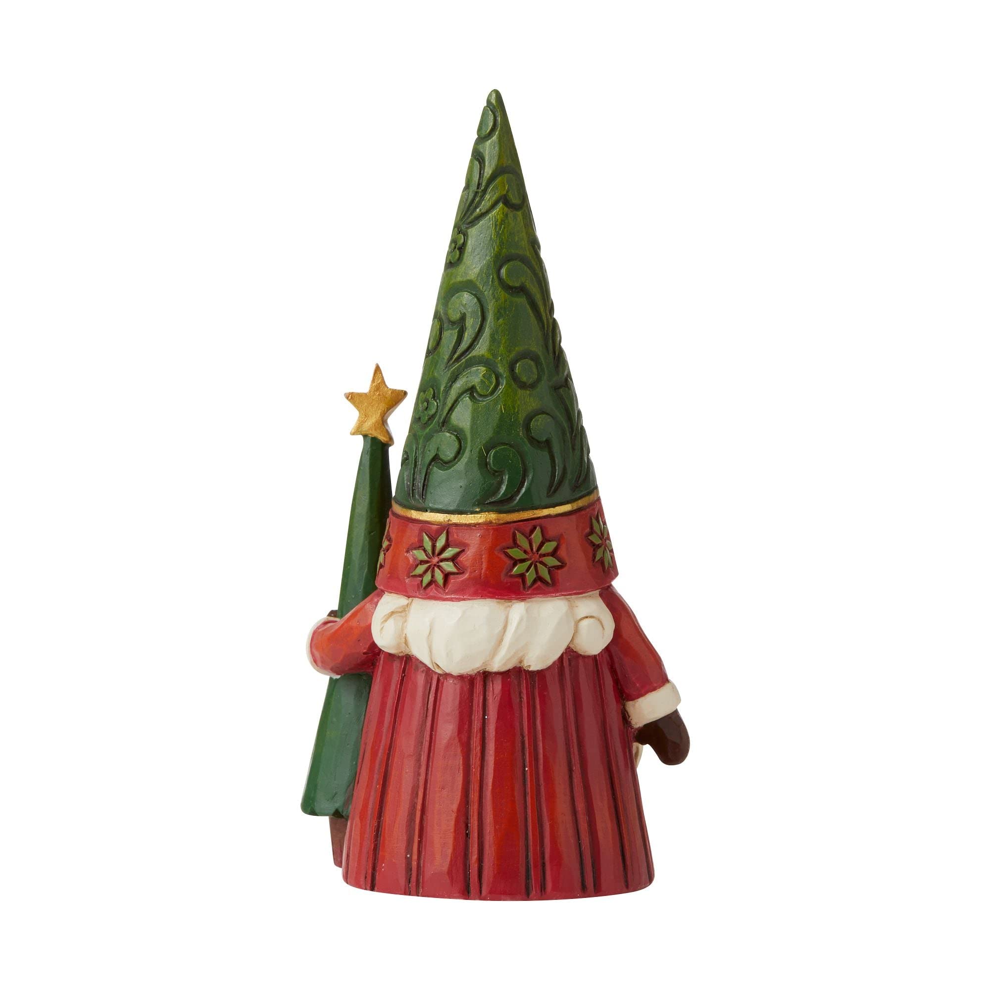 Enesco Jim Shore Heartwood Creek Weihnachtswichtel mit Baumfigur, 12 cm