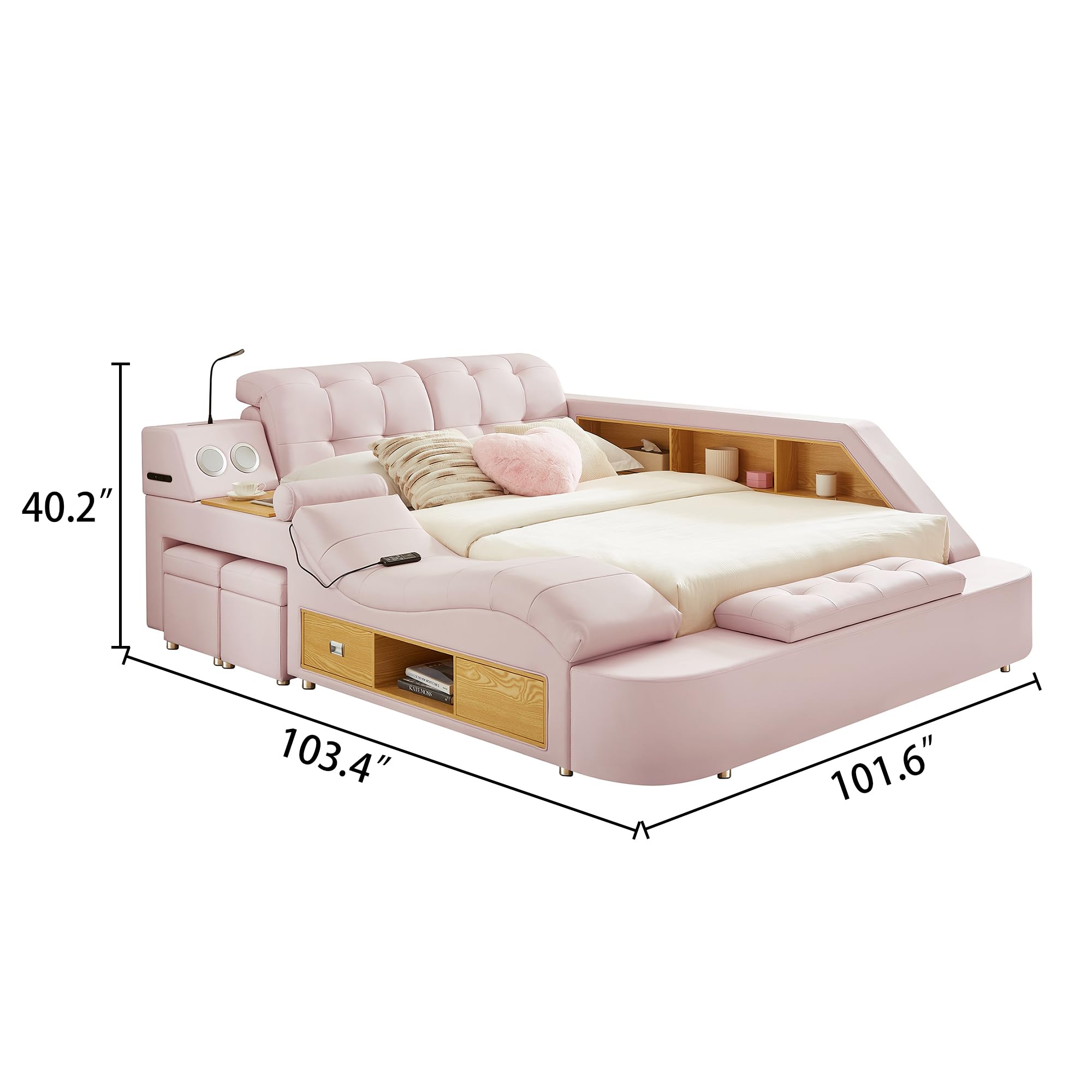 Amazon.com: WAQINBR Multifunctional Smart King Bed Frame