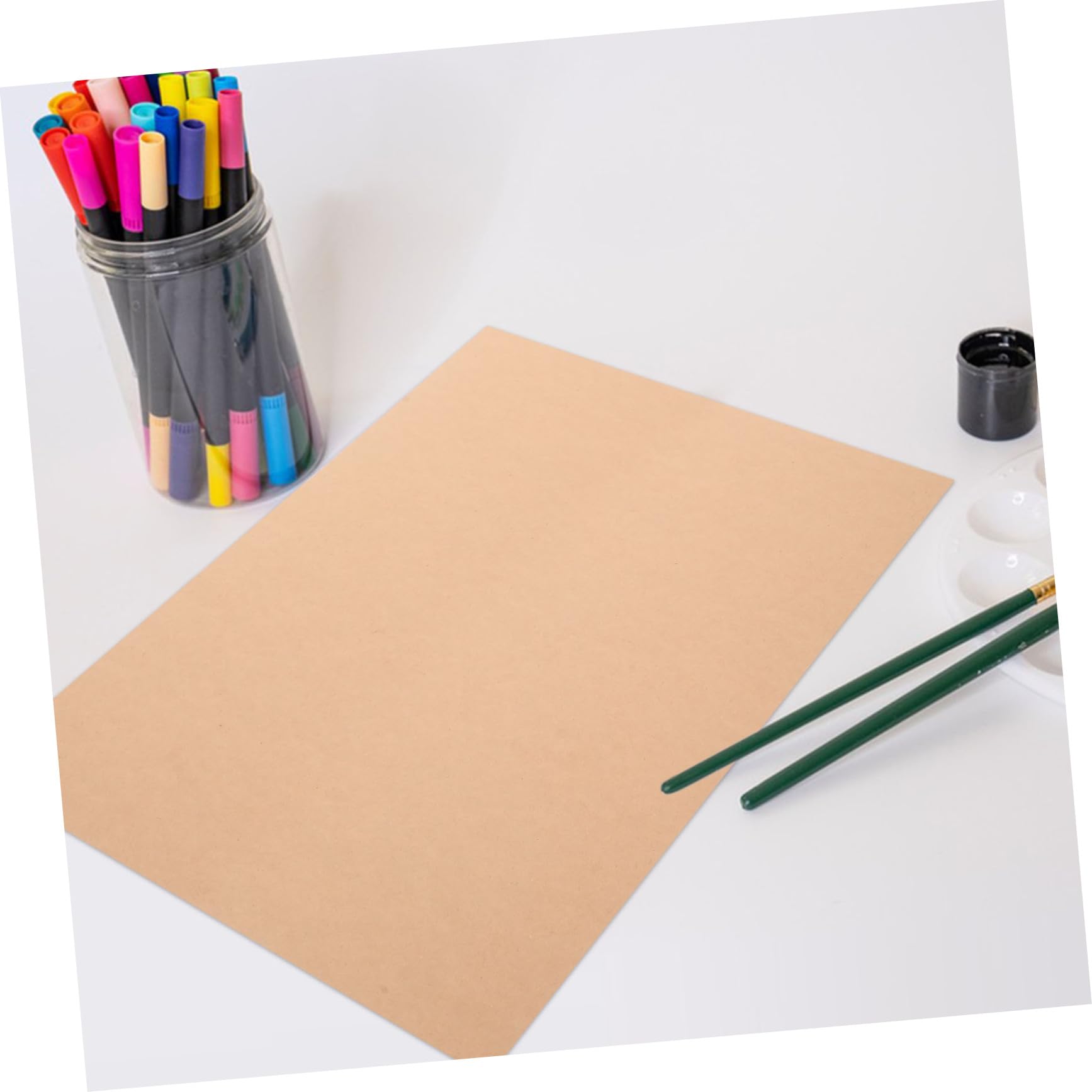 Braunes Kraftpapier Kartenpapier 100 Blatt A4 180 G/m²