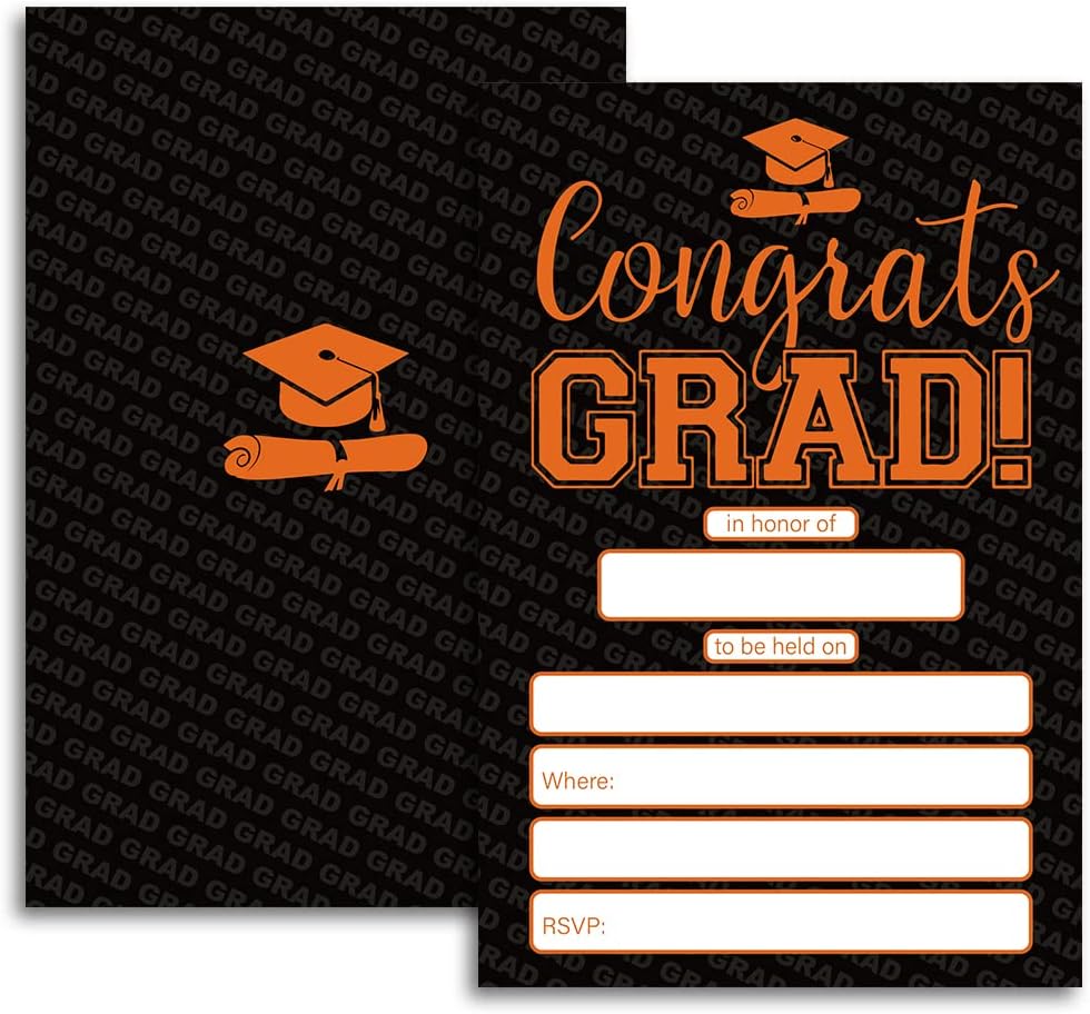 FujLoy 20 Cards with Envelopes, graduation party Graduation Invitations 2025 With Envelopes