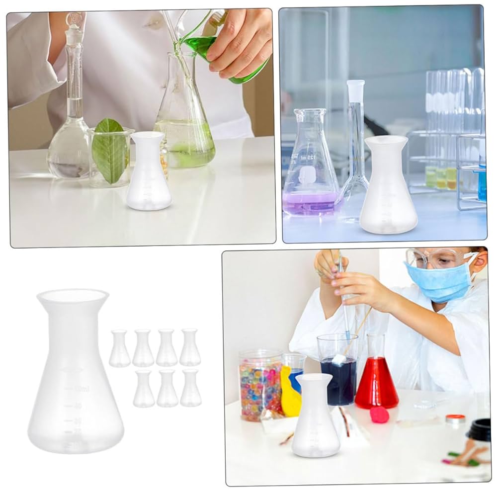 Amazon | GANAZONO 24 個 研究室 フラスコ 実験 プラスチック