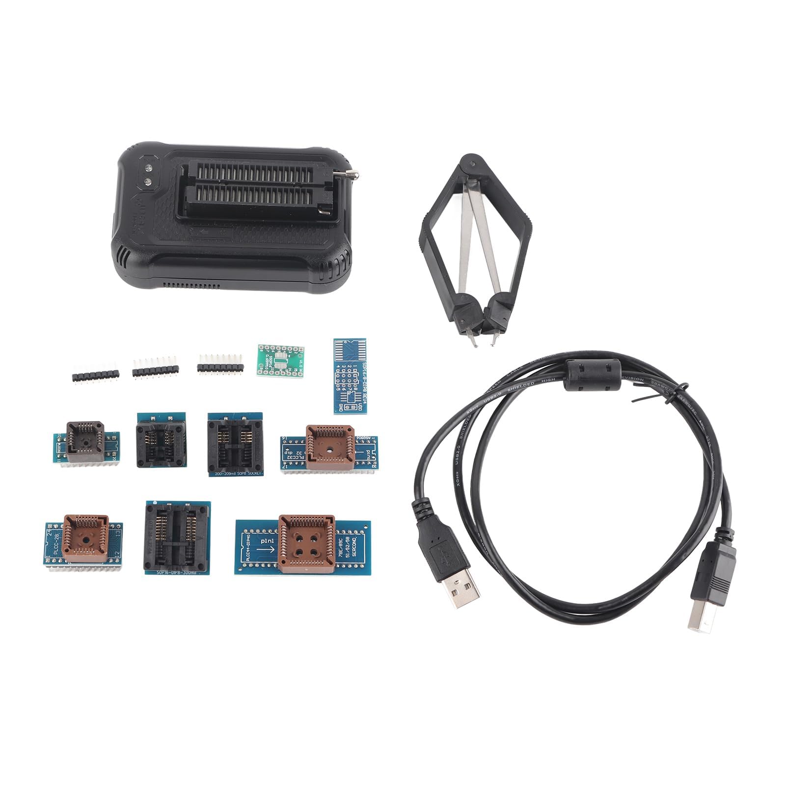 Programador Universal TL866II Plus EEPROM FLASH 8051 AVR MCU GAL PIC con 10 Adaptadores
