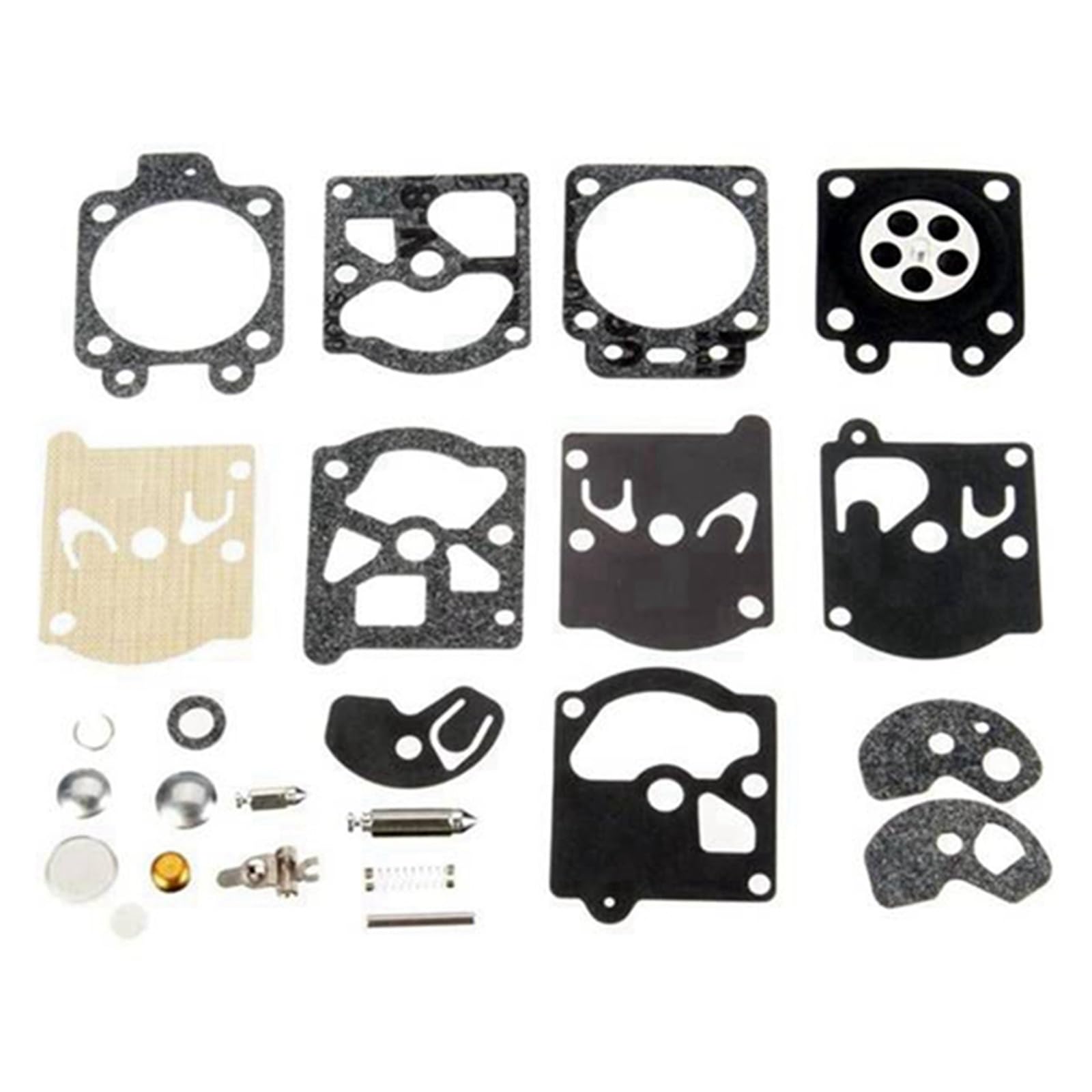 40 Juegos de carburador, Kit de reparación de carburador, Junta de diafragma Compatible con Walbro WA WT Series K10-WAT RH
