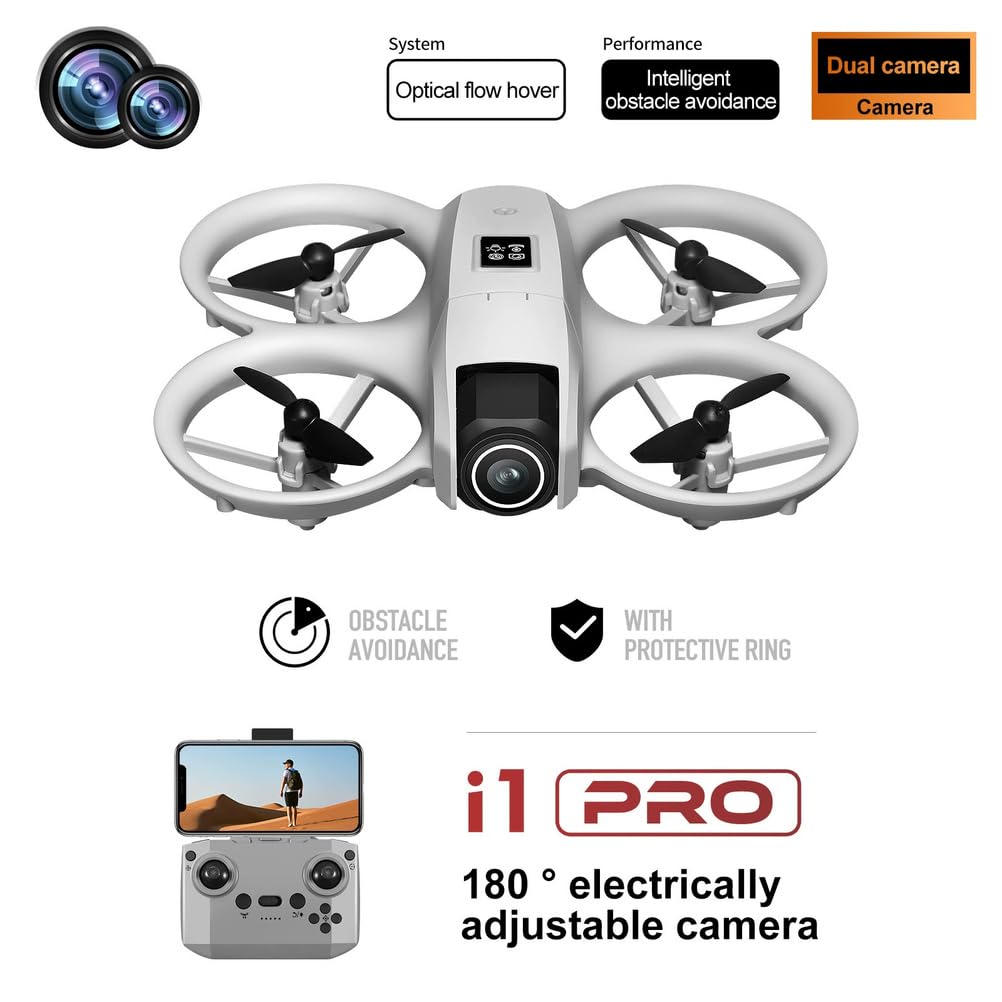 Dron Profesjonalne drony z kamerą 4K ESC 180 ° FPV UAV z unikaniem przeszkód RC Dron Mini antena WIFI Quadcopter