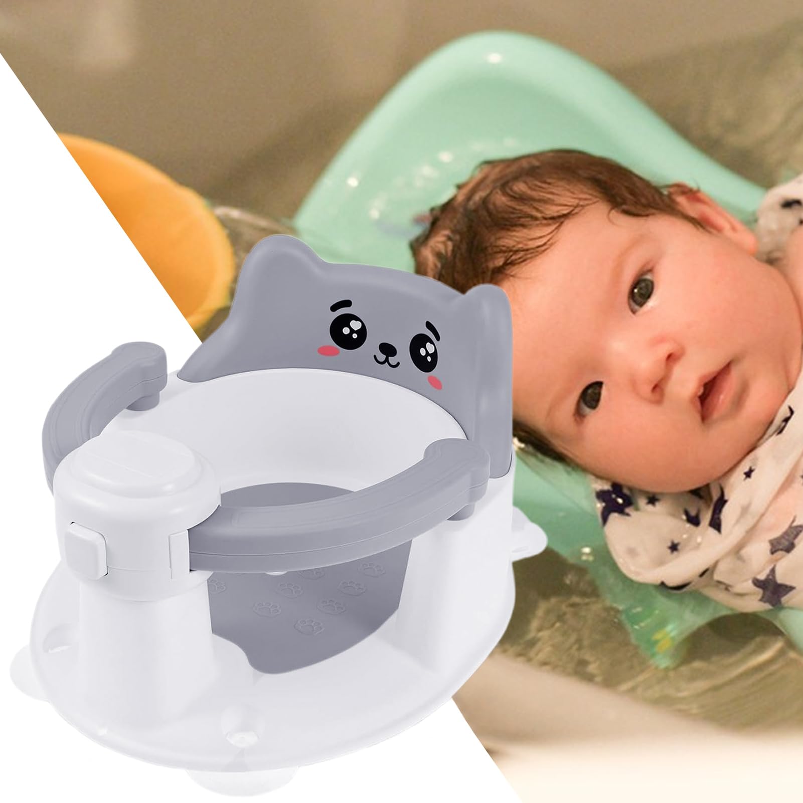 Fotelik Kąpielowy Dziecka Krzesełko Do Kąpieli Z Przyssawkami Must-Have