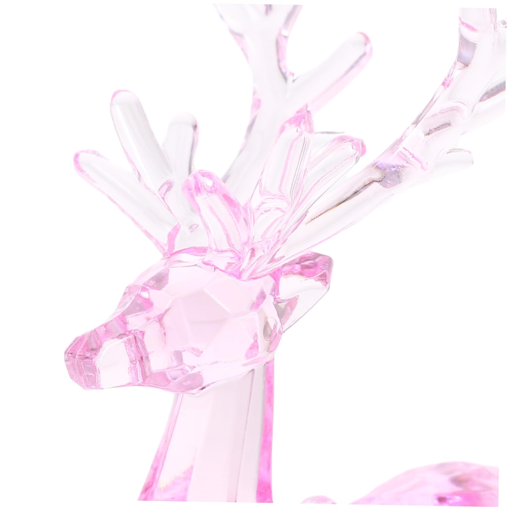 PRETYZOOM 10 Uds Adornos De Alce De Navidad De Cristal Acrílico Transparente Adornos Colgantes DIY 2 Uds Decoración De Árbol De Navidad Decoraciones para Árboles De Navidad Adorno De Alce