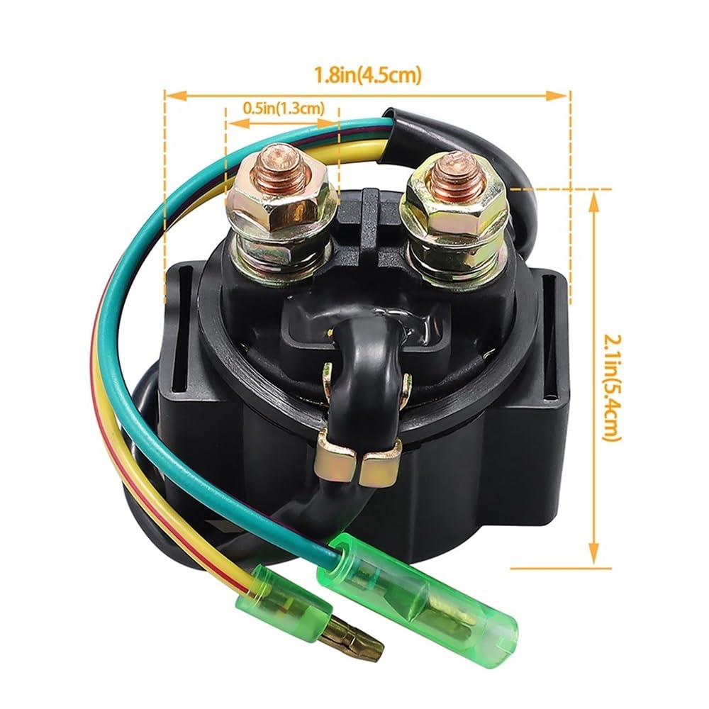 Starter Relay Solenoid Switch Motorcycle Starter Solenoid Relay for ATC 125M ATC250ES CH125 FL350R FL400R NH80 for Fourtrax for Sportrax TRX 200 250 300