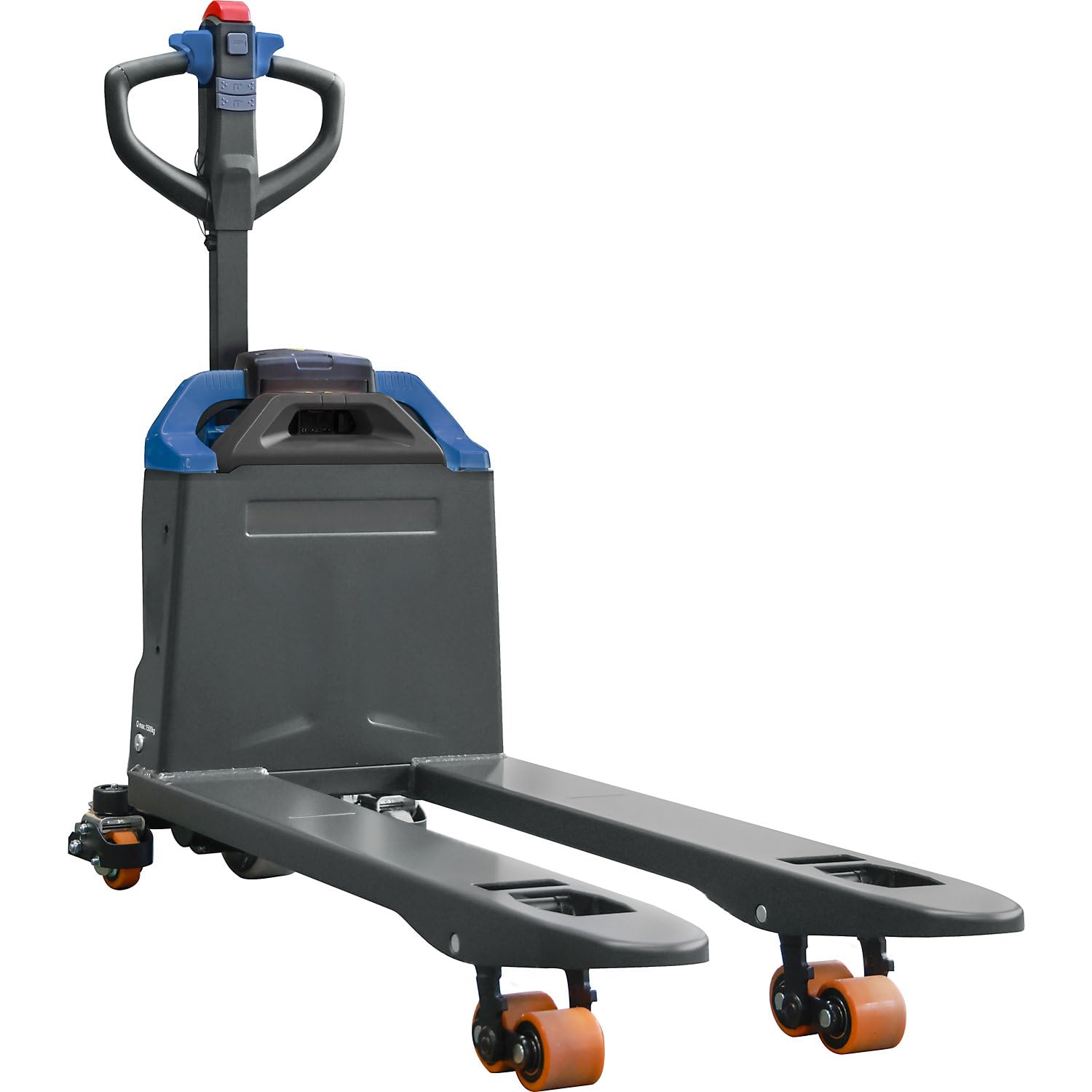 eurokraft pro | Elektrohubwagen | Tragfähigkeit 1500 kg, Lithium-Ionen-Batterie, LxB 1538 x 540 mm