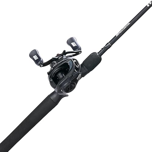 Abu Garcia Max SX Combo de Carrete de Baitcast de Bajo Perfil y Caña de Pescar