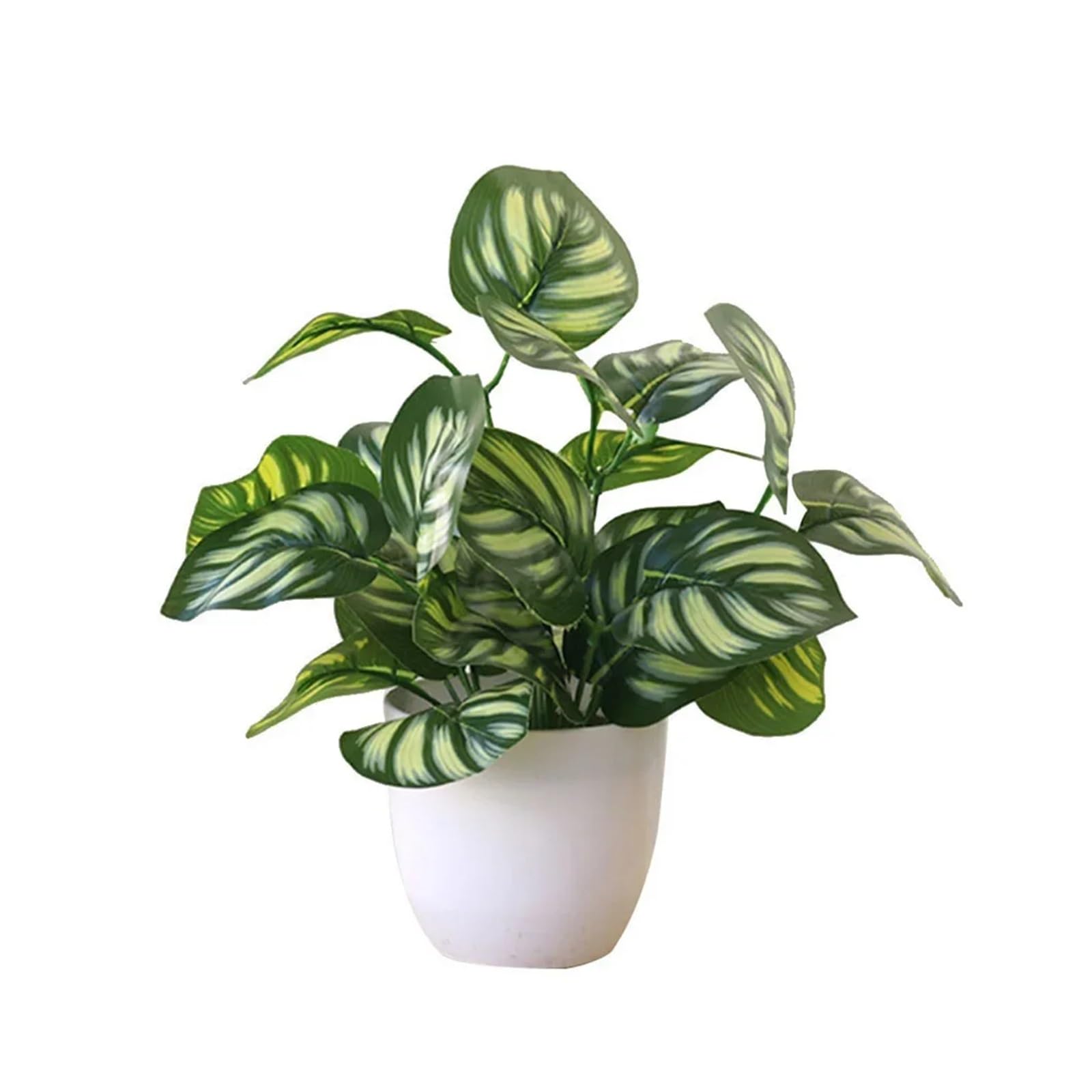 HUWOYG 2pcs Artificial Potted Flowers And Plants Desktop Bonsai Decoration Plastic Simulation Flower Arrangement For Home