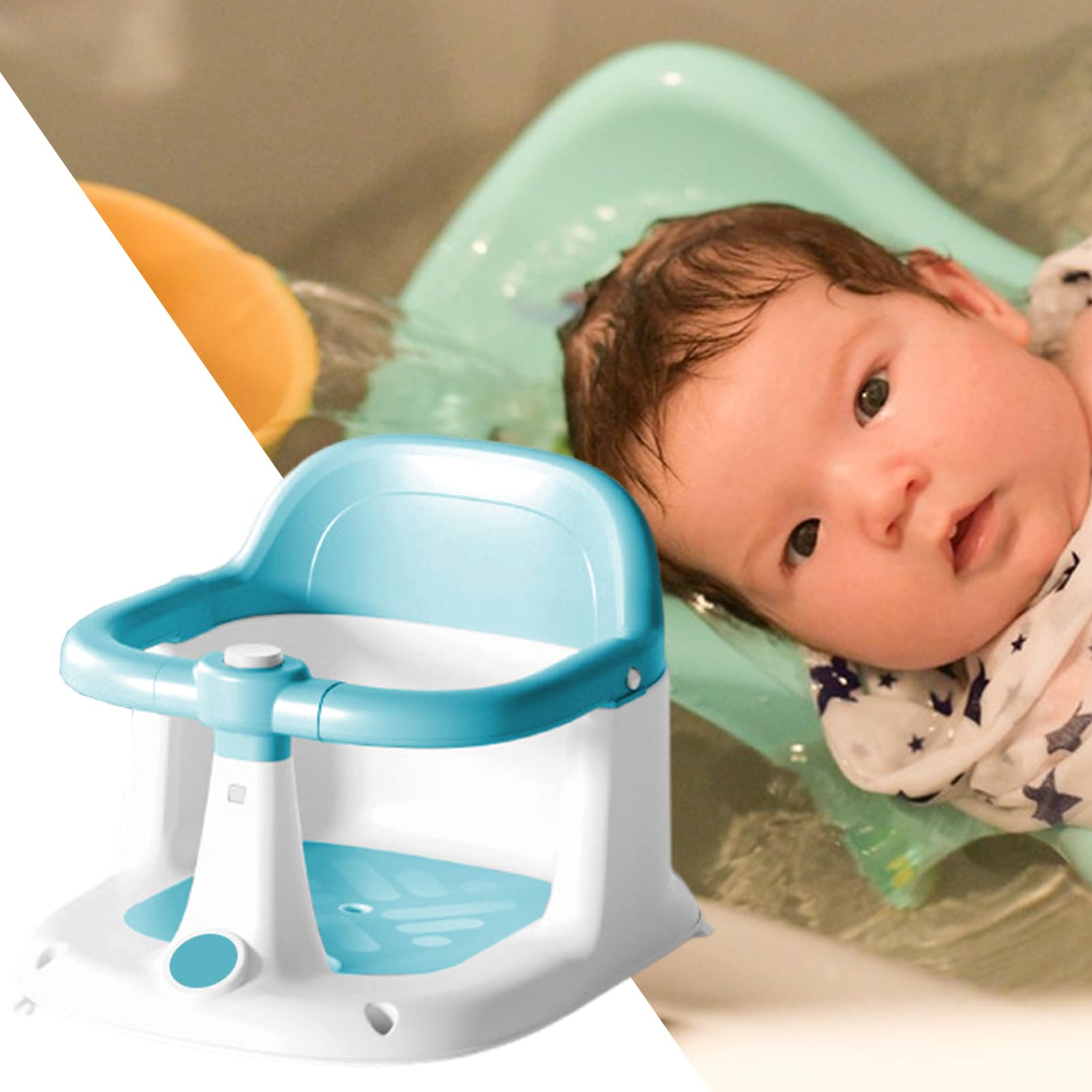 Asiento de Baño para Bebé Silla de Baño para Sentarse