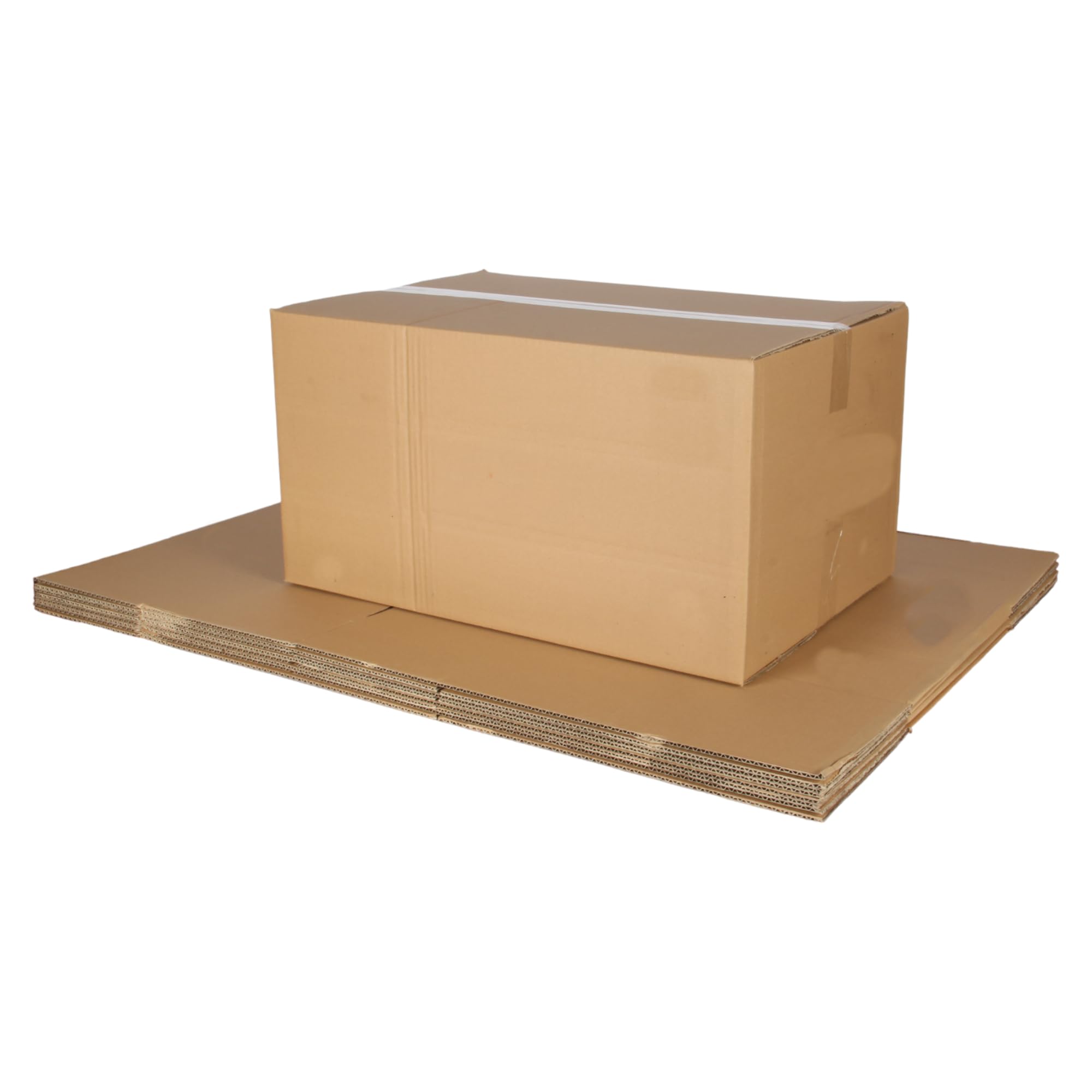 Large Moving Boxes. Heavy Duty Cardboard Boxes. Shipping Corrugated Box. 58x40x30cm, 70 Litres Box Mailers. (5)