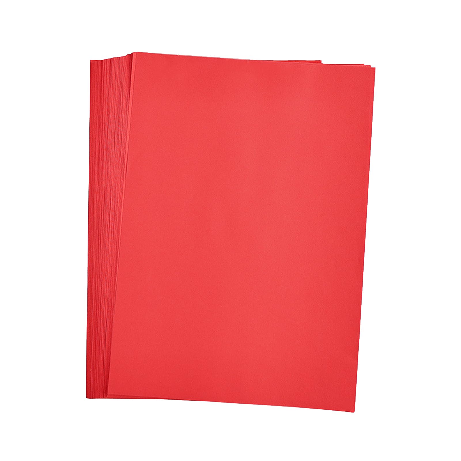 50 Sheets Red A4 Coloured Paper, 70gsm Coloured Copier Paper for Office Printing Crafts Projects