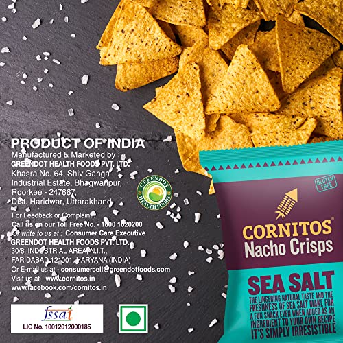 Image of Cornitos Nacho Crisps - Nachos - Sea Salt 150 gm