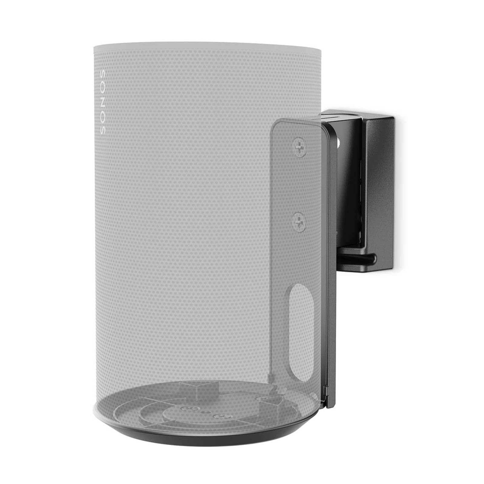 Nedis Speaker Wall Mount Bracket for Sonos Era 100, with Adjustable Tilt Swivel, Max. Capacity 3kg - Black