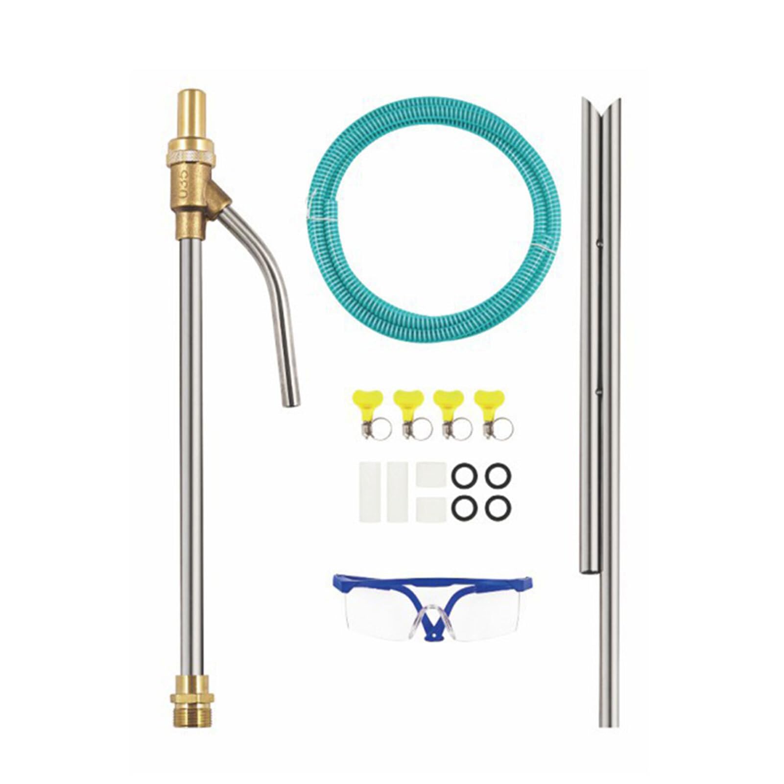 Kits de chorro de arena para lavadora a presión fuerza con puntas boquilla repuesto, accesorio chorro arena abrasivo húmedo, Azul M22