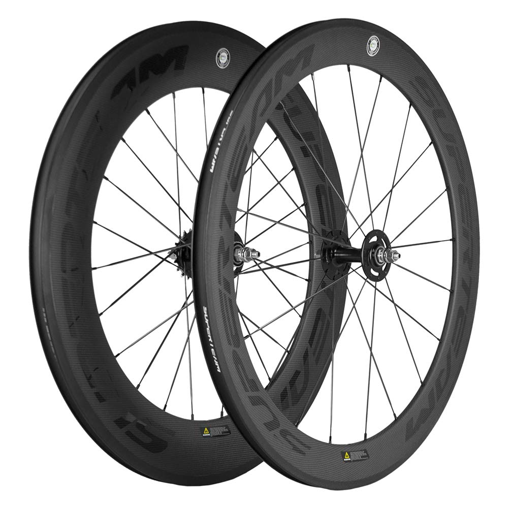 Amazon | SUPERTEAMカーボンクリンチャーホイール700c固定ギア