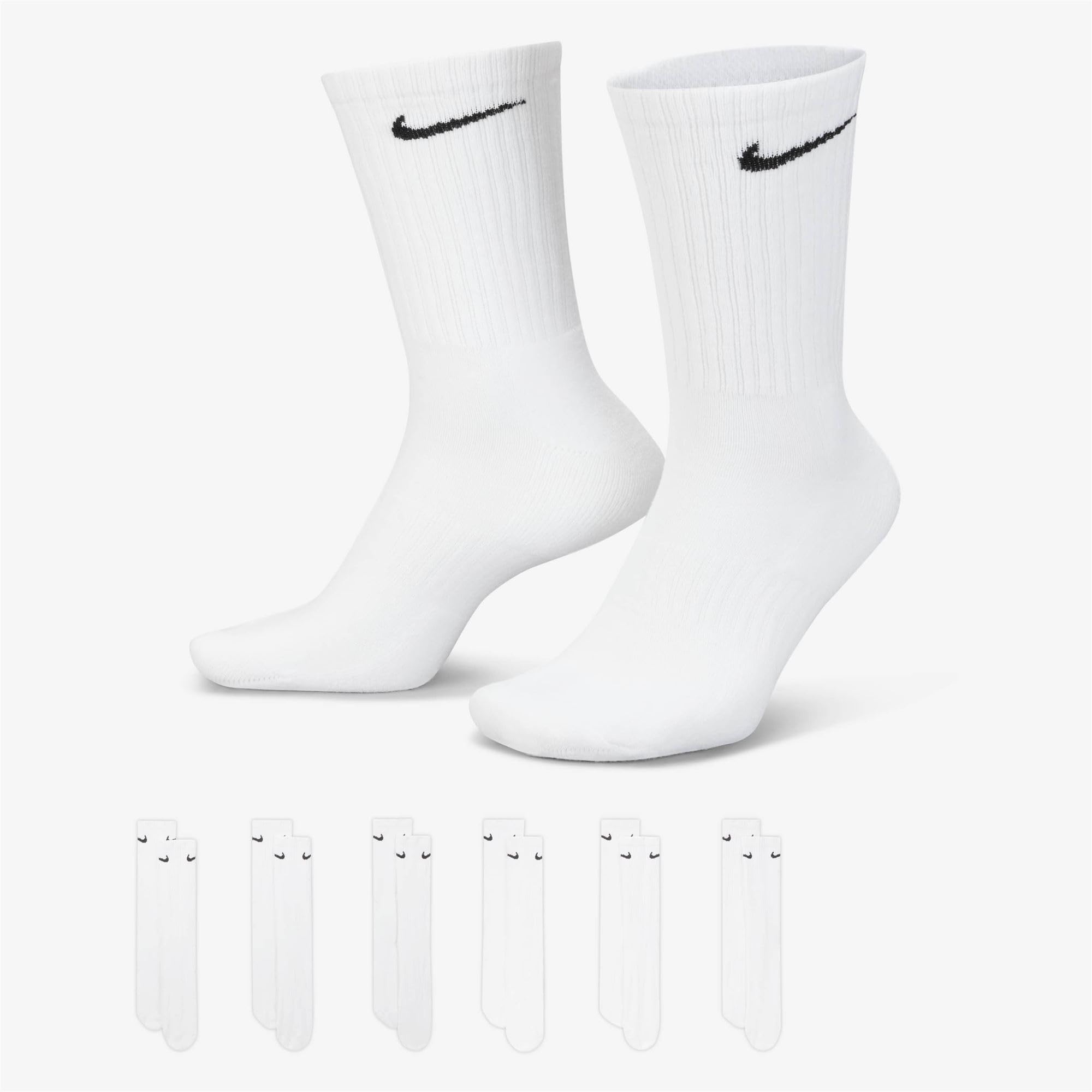NIKE Nike Performance Cushion Crew Socks 6 par - Taśma Uniseks Performance Cushion Crew Socks With Band (6 Pairs) (36 w zestawie)