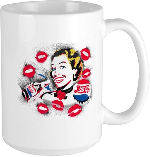 CafePress Pepsi Woman 15 oz (444 ml) Ceramic Coffee Mug disponible en Yaxa Peru