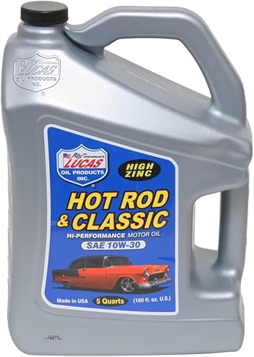 Lucas Oil 10679-3PK 10W-30 Aceite de petróleo - Botella de 5 cuartos de galón, (caja de 3)