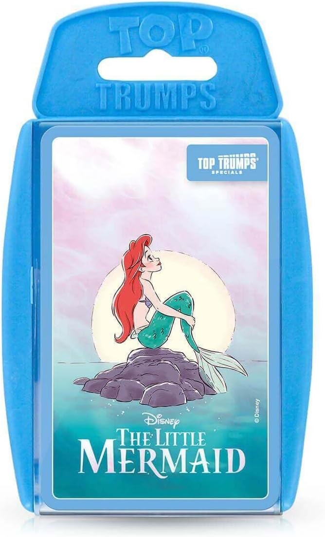 Top Trumps Disney’s Little Mermaid Specials Card Game, Play with 30 of Your Favourite Moments with Ariel, Sebastian, Flounder, Max The Dog and Scuttle, Educational Gift and Toy for Ages 8 Plus