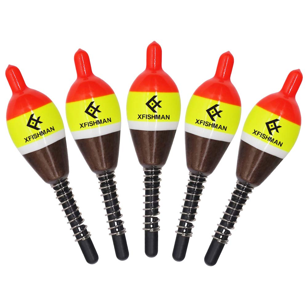 Balsa-Fishing-Floaters-Spring-Bobbers-Fishing-Kit Tackle Floats Assortment for Crappie Panfish Walleyes