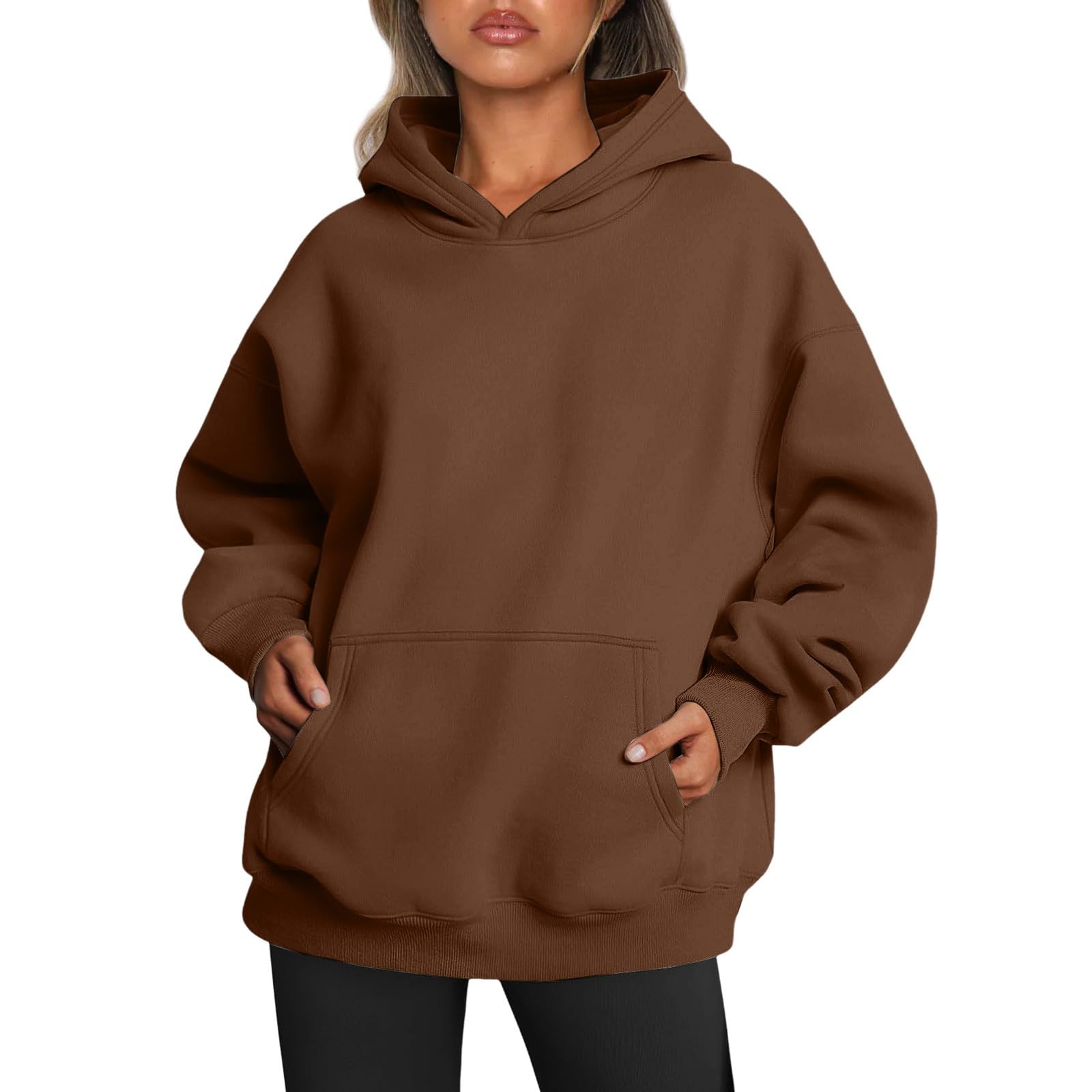 MCILLO Womens Oversized Sweatshirts Pullover Hoodies Long Sleeve with Pockets Winter Fall Outfits Clothes