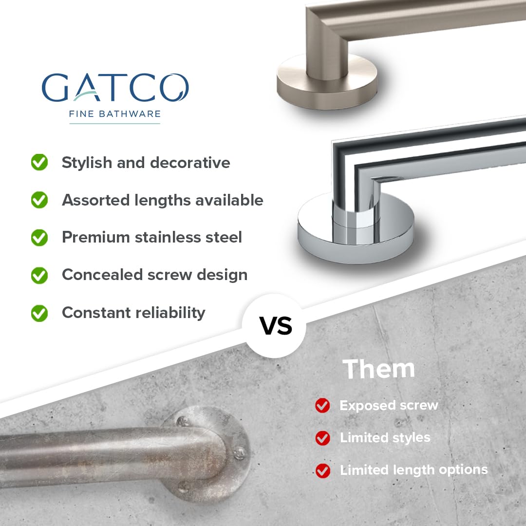 Gatco 960 Glam Grab Bar, 970