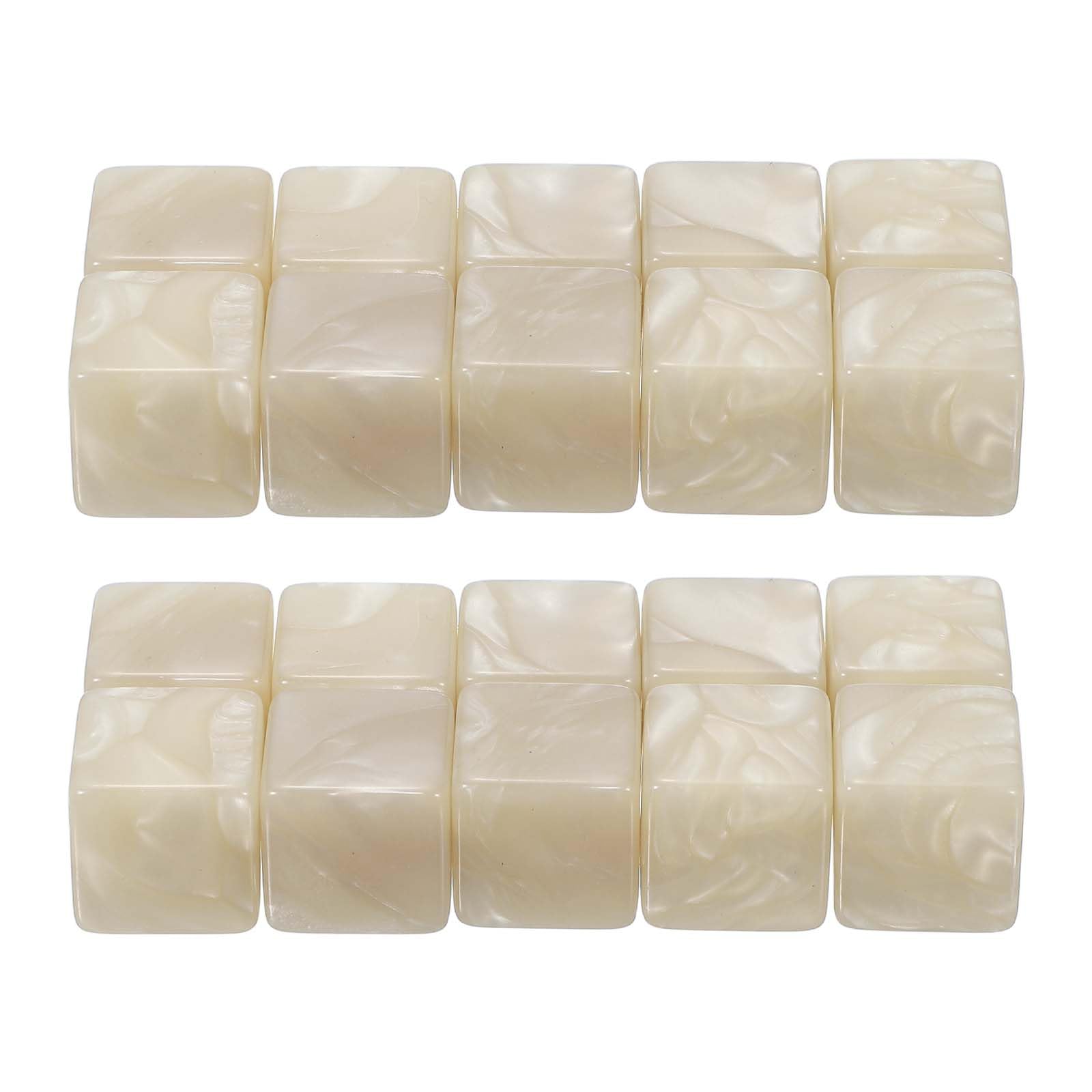 PATIKIL 16 mm Acrylic Dice Blank