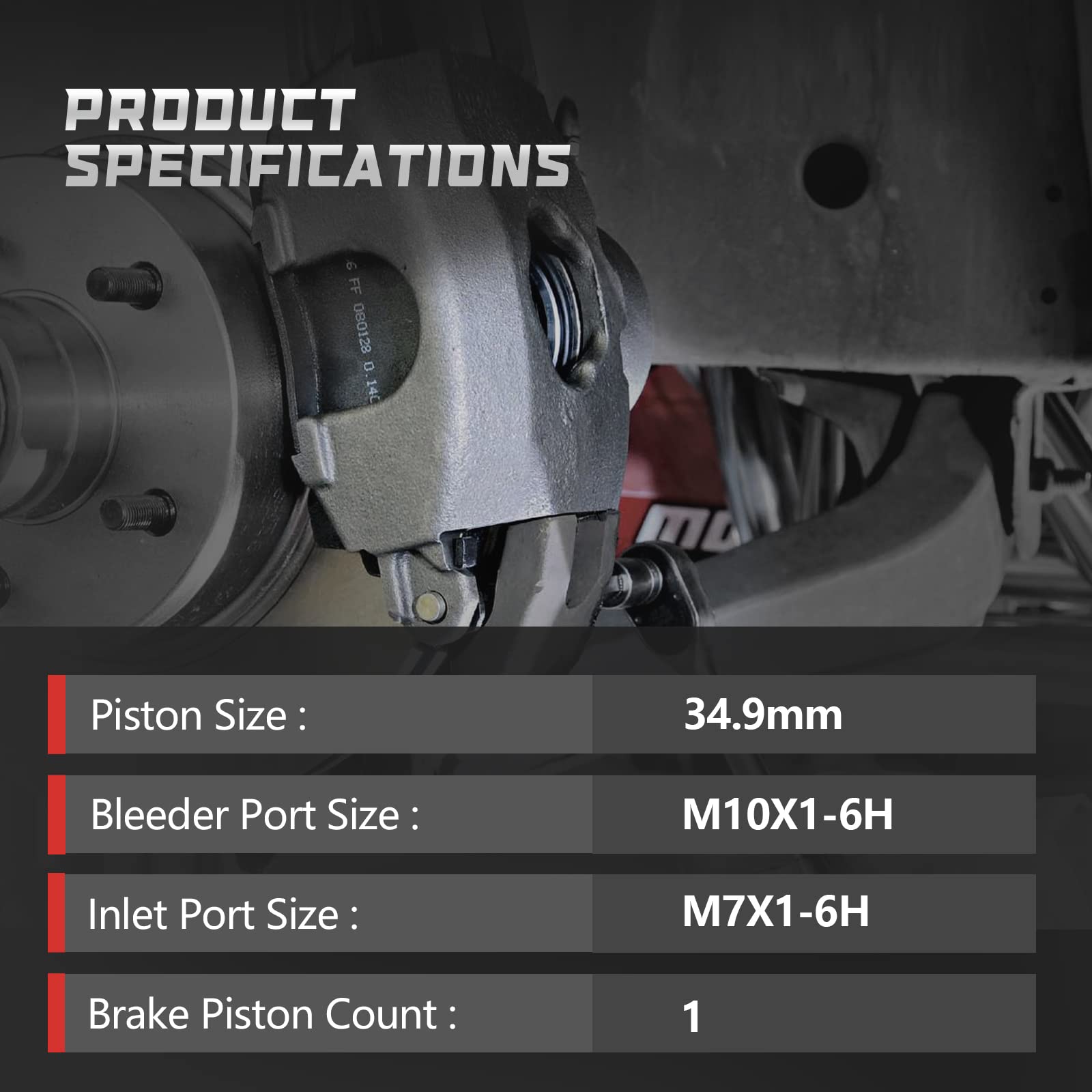 Amazon.com: 19B3437 Rear Driver Brake Caliper ROADFAR Compatible  