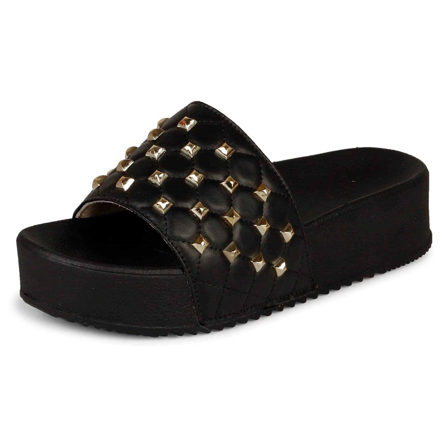 Denill Women Stylish, Comfortable Slip On Casual Sliders (Black) UK- 7 (B0B251MT5G) Amazon Price History, Amazon Price Tracker
