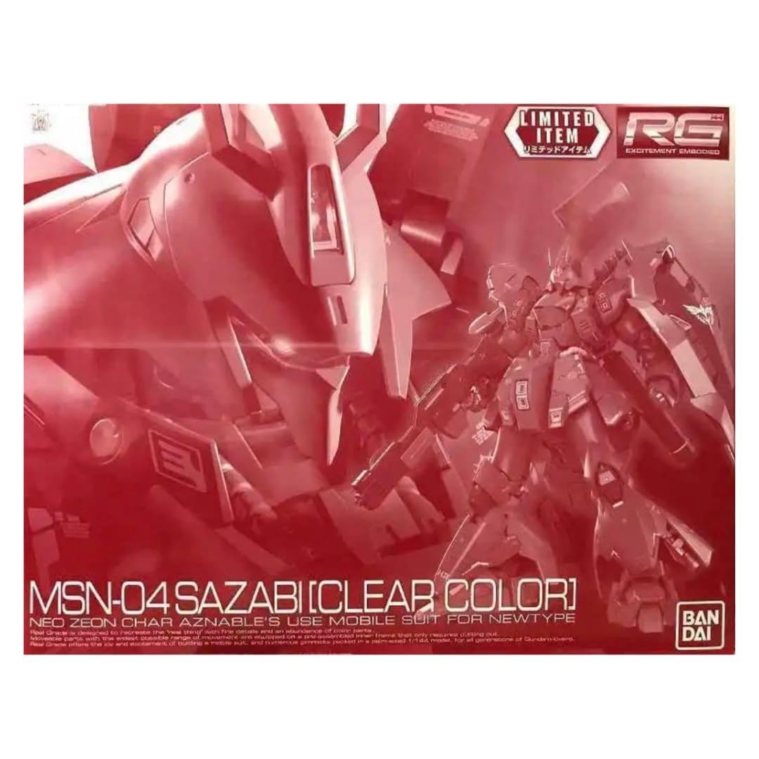 Amazon.co.jp: RG 1:144 サザビー[クリアカラー] プラモデル『機動戦士 