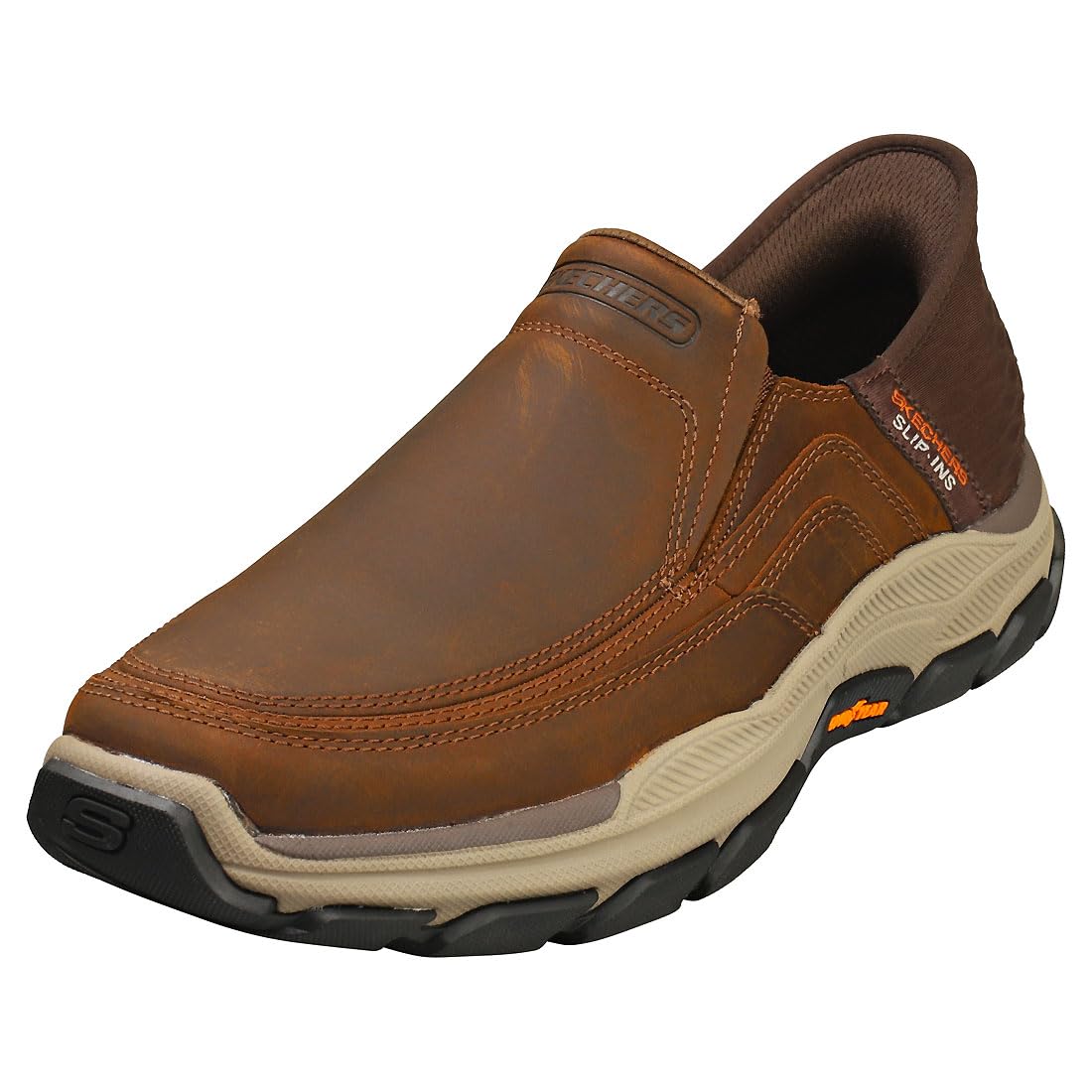 Skechers SLIP-INS RF RESPECTED - ELGIN mens Sneaker 42.5 EU Brown