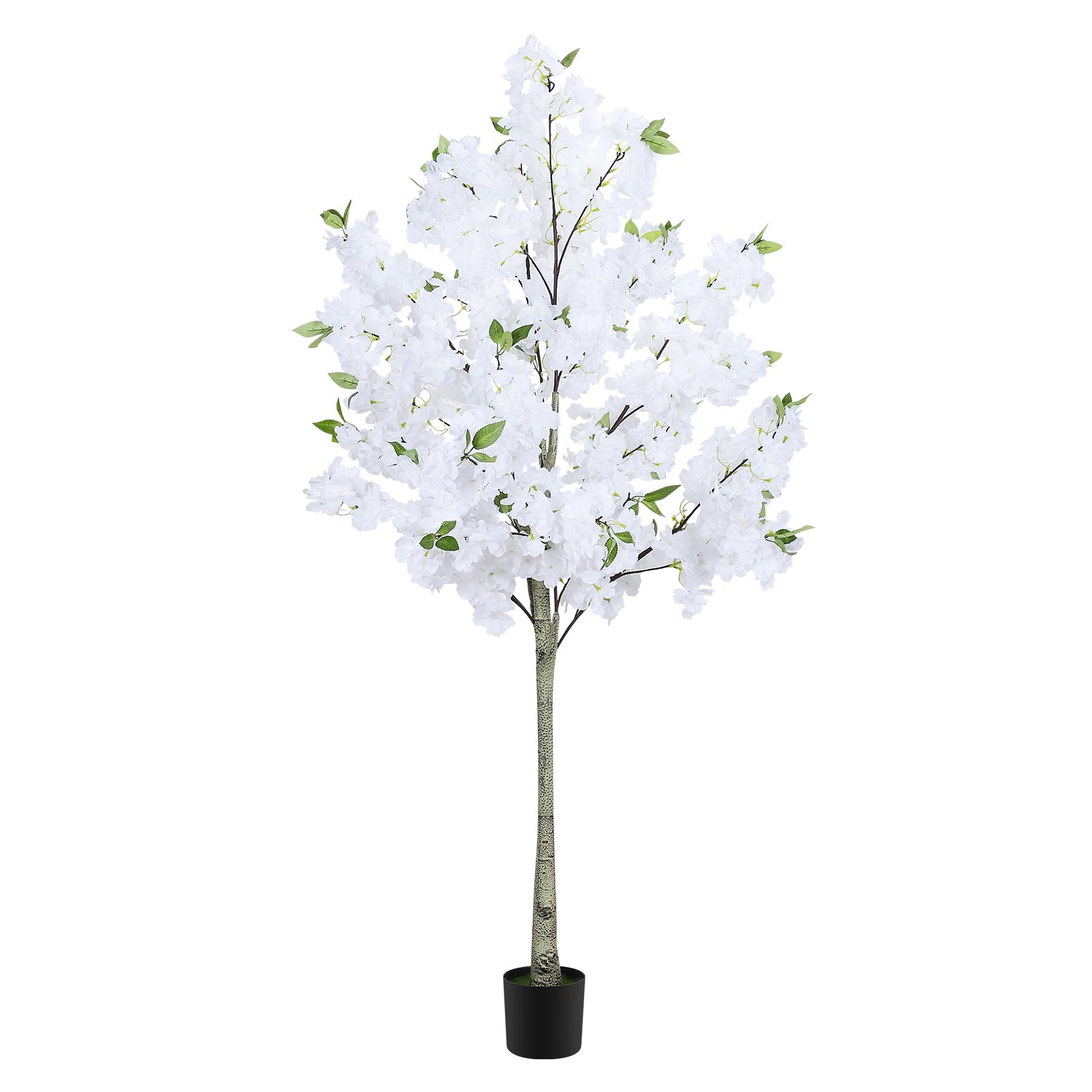 Photo 1 of KANEODOT 5FT White Cherry Blossom Artificial Tree