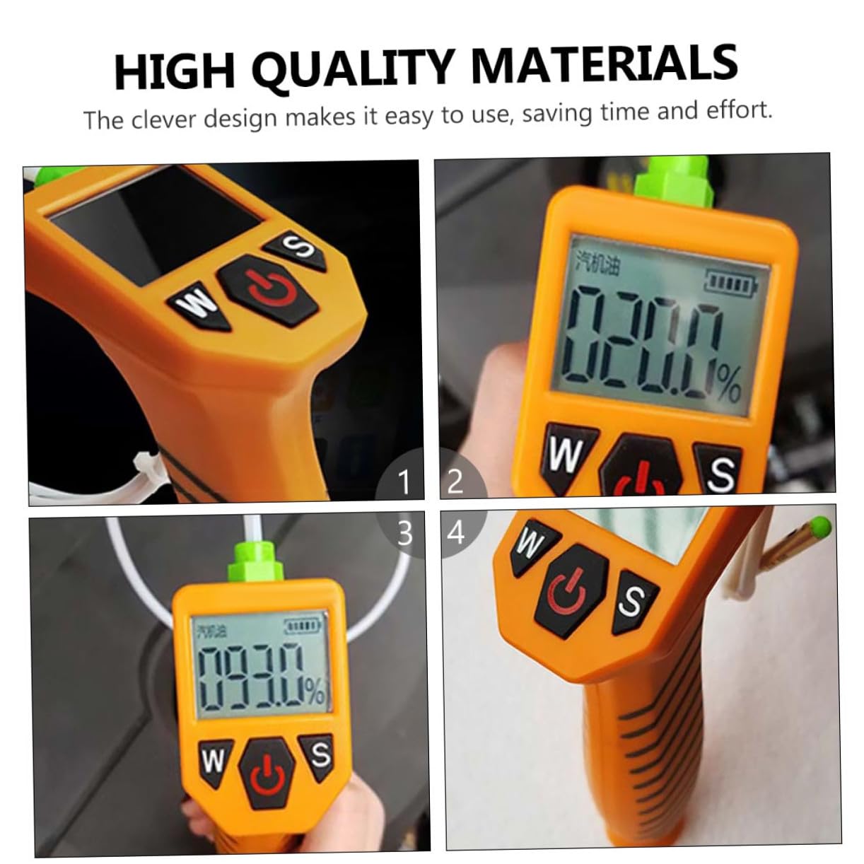 Gatuida Analizador De Calidad De De Motor Para Automóviles Con Batería Detector De De Coche Portátil y Práctico Herramienta De De Lubricantes Fácil De Usar y