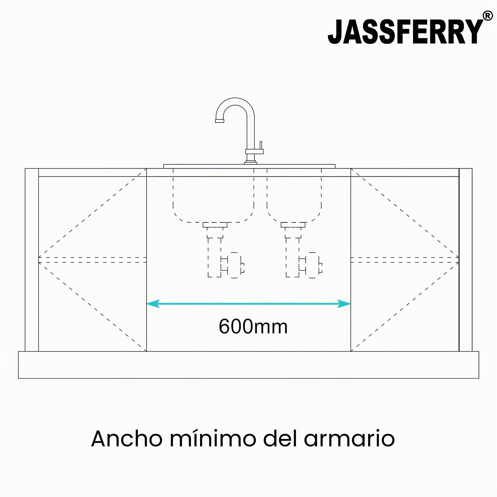 Fregadero de cocina 1,5 senos Acero Inoxidable bajo encimera con colador