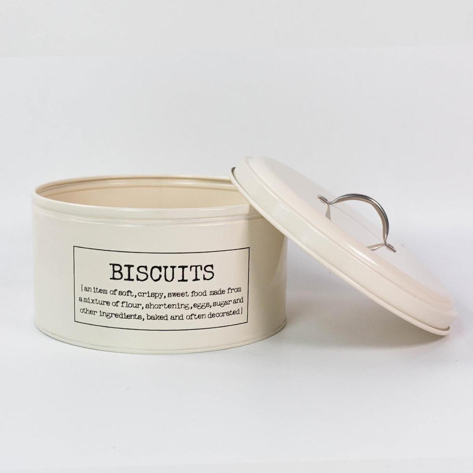 Boîte à Bonbons Vintage Ronde en Métal avec Couvercle pour Bonbons, Biscuits et Autres