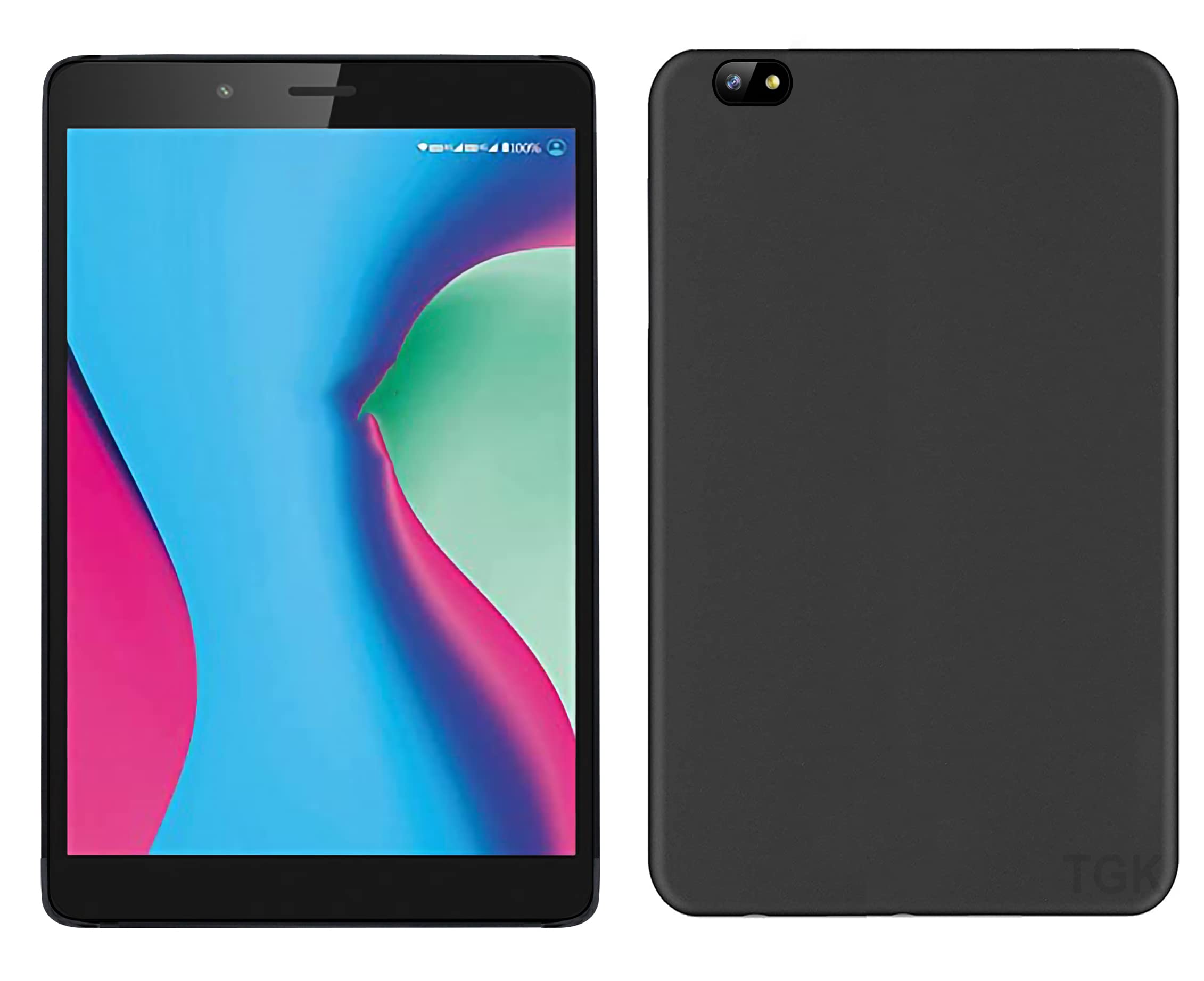 TGK Plain Design Matte Finished Soft Back Case Cover for Lava Tab T81N Tablet (Black) (B0B4K47RTV) Amazon Price History, Amazon Price Tracker