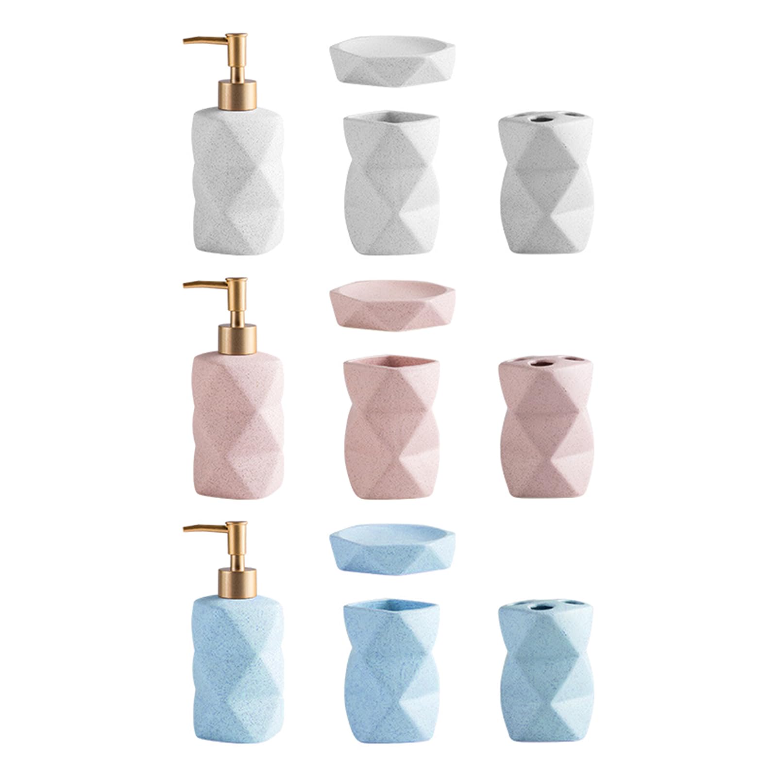 Soporte para Cepillo de Dientes, Accesorios de baño, Juego de 4 Accesorios para hogar para niños, niñas, niños, Viajes Aire Libre, Accesorios de baño para hogar