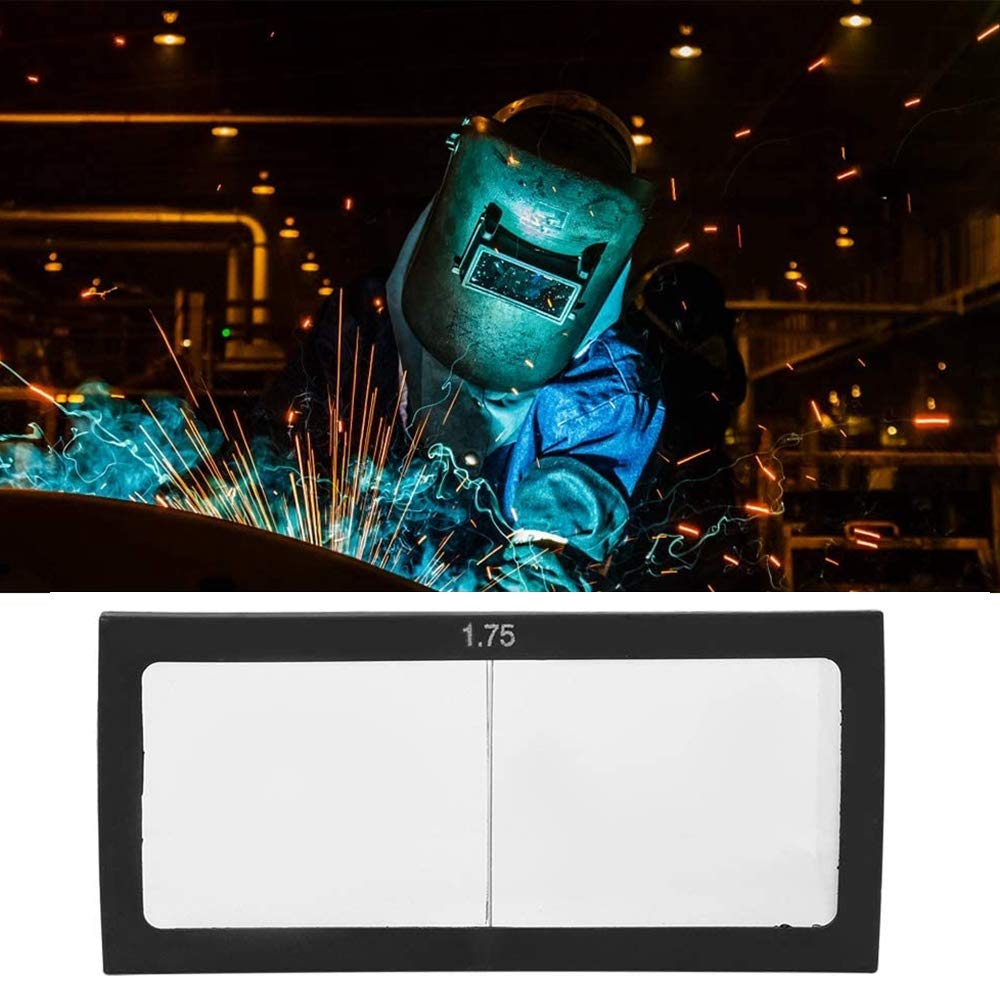 Schweißhelm-Lupe 1.75 Dioptrien - Blendschutzglas Für Lichtbogenschweißen & Plasmaschneiden