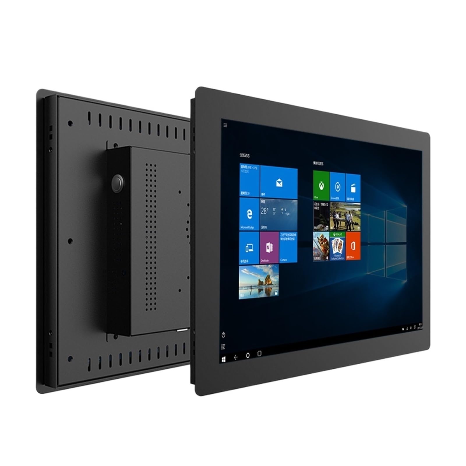 1PCS 10 12 15 17 pollici fibbia incorporata monitor di computer industriale touch screen resistivo con display touch usb 1024 * 768(10.4 inch HDMI USB)