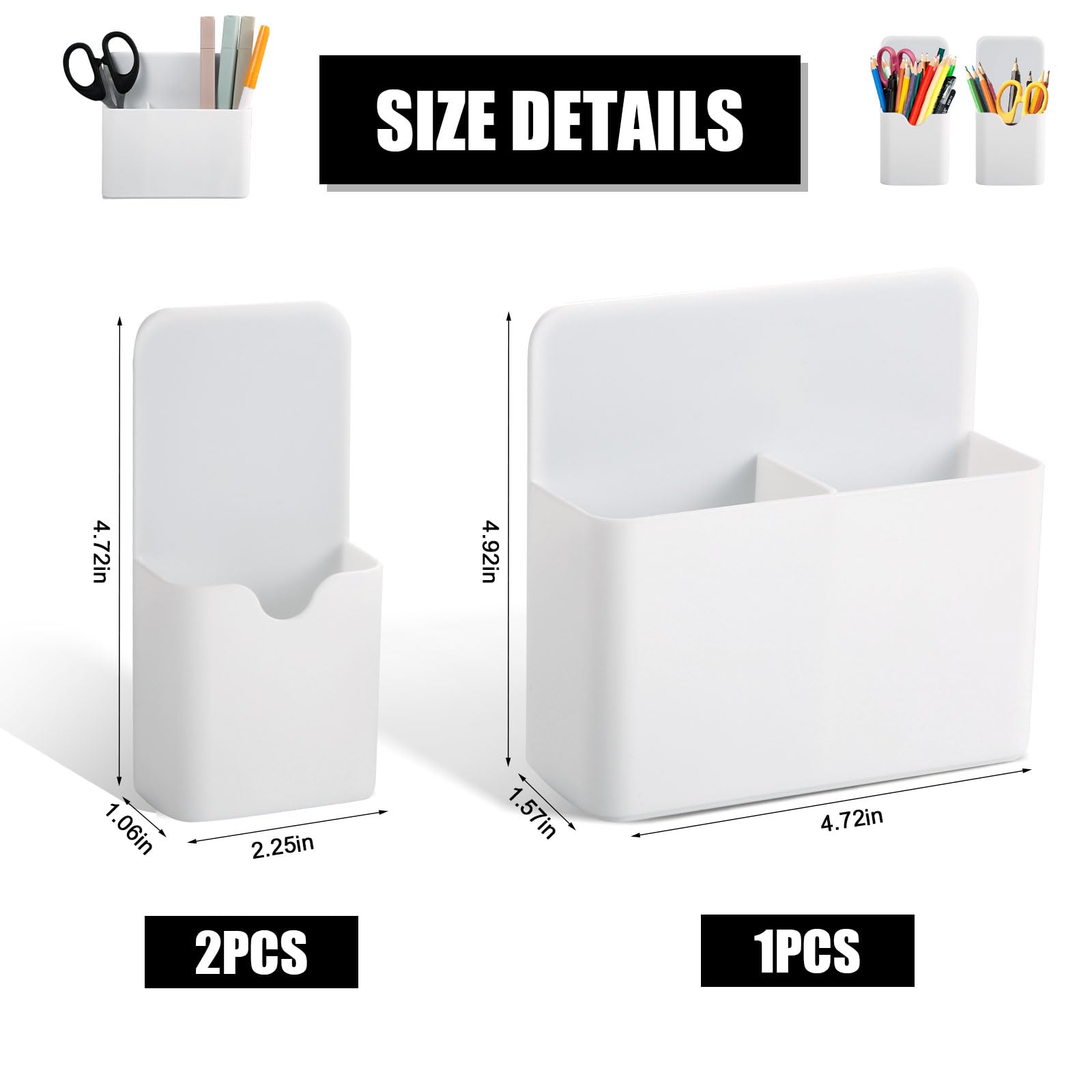PEUTIER 3pcs Magnetic Pen Holders - Image 2