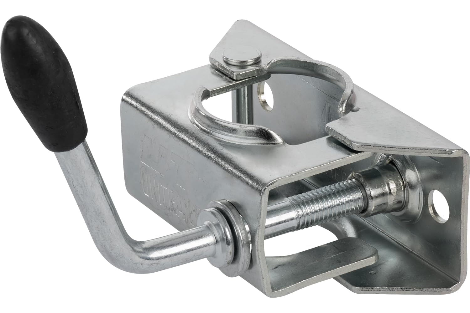 Roue jockey avec collier Unitrailer pour remorque 150 kg LB 48 mm